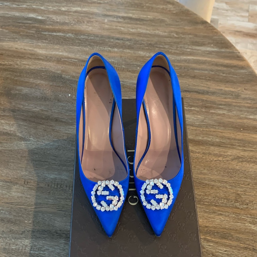 Gucci Deep Zaffiro Pump - size 38